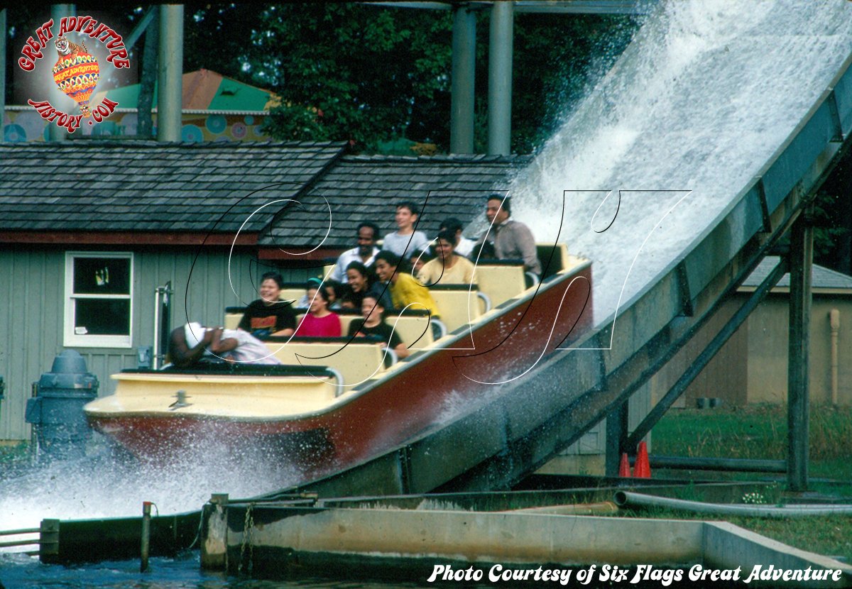 Splashwater Falls at Six Flags Great Adventure